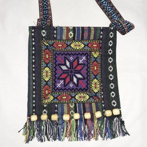 Colorfully Embroidered Bag